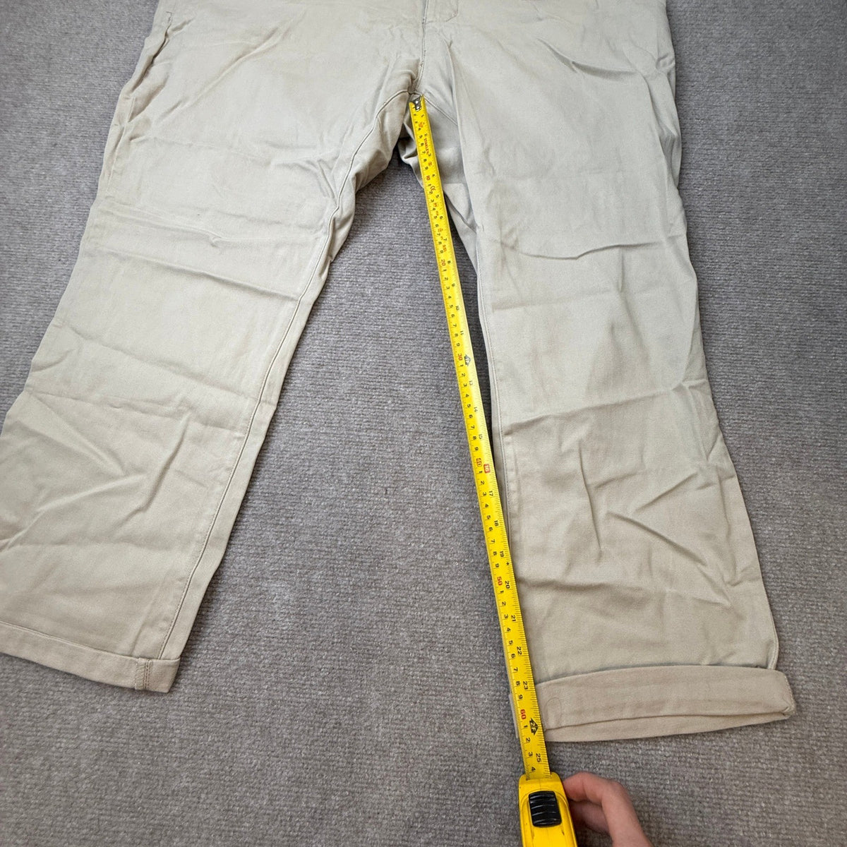 MSRP $50 St. John's Bay Women's 16W Biscotti Relaxed Fit Girlfriend Chino Pants