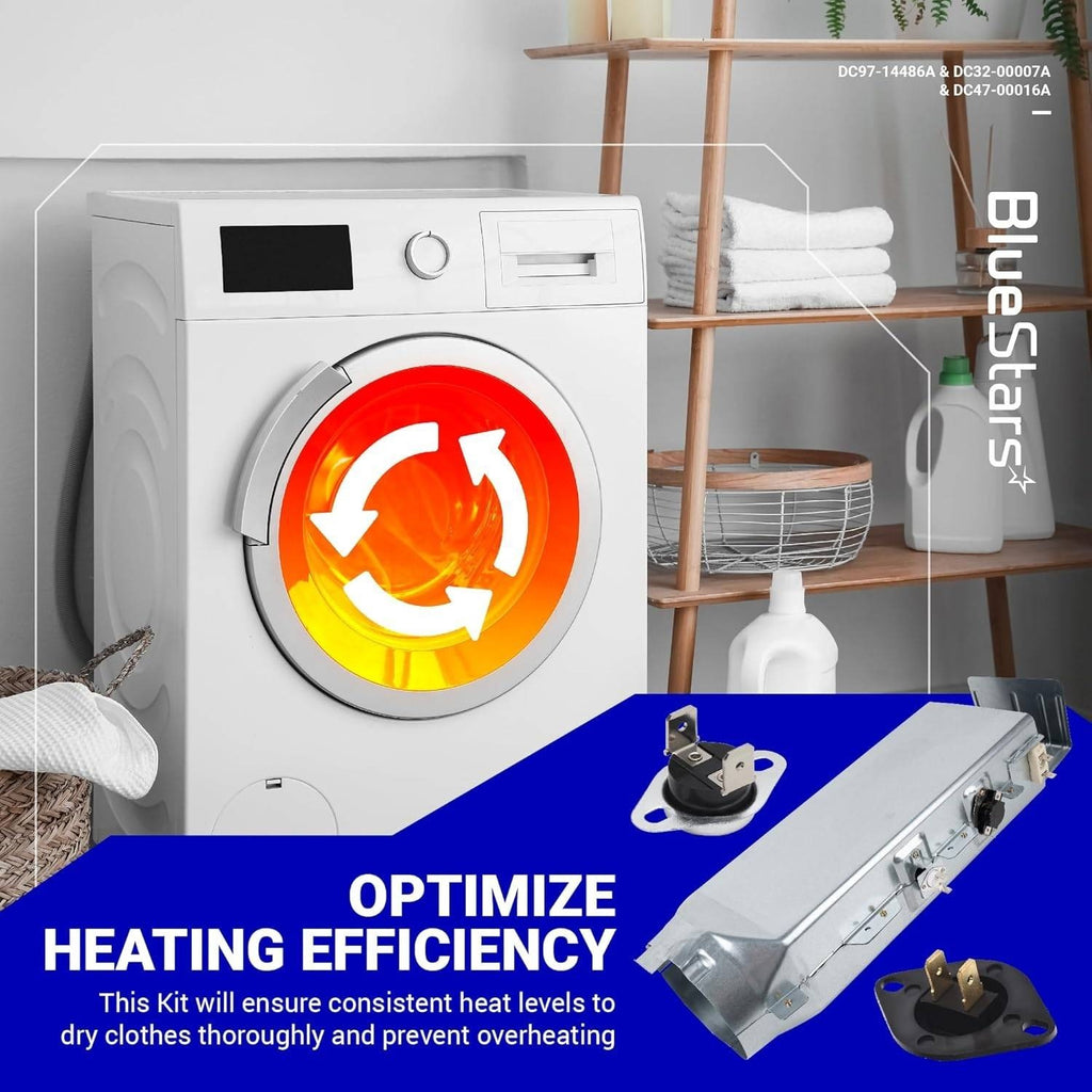 DC97-14486A Dryer Heating Element Kit For DV42H5000EW/A3 DV45H7000EW/A