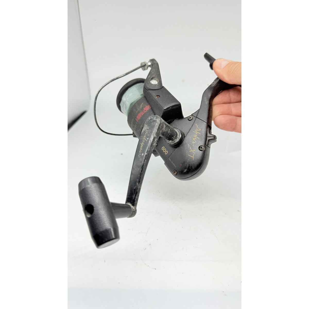 Shakespeare Alpha XT 600 Graphite Spinning Fishing Reel Made in Hong Kong
