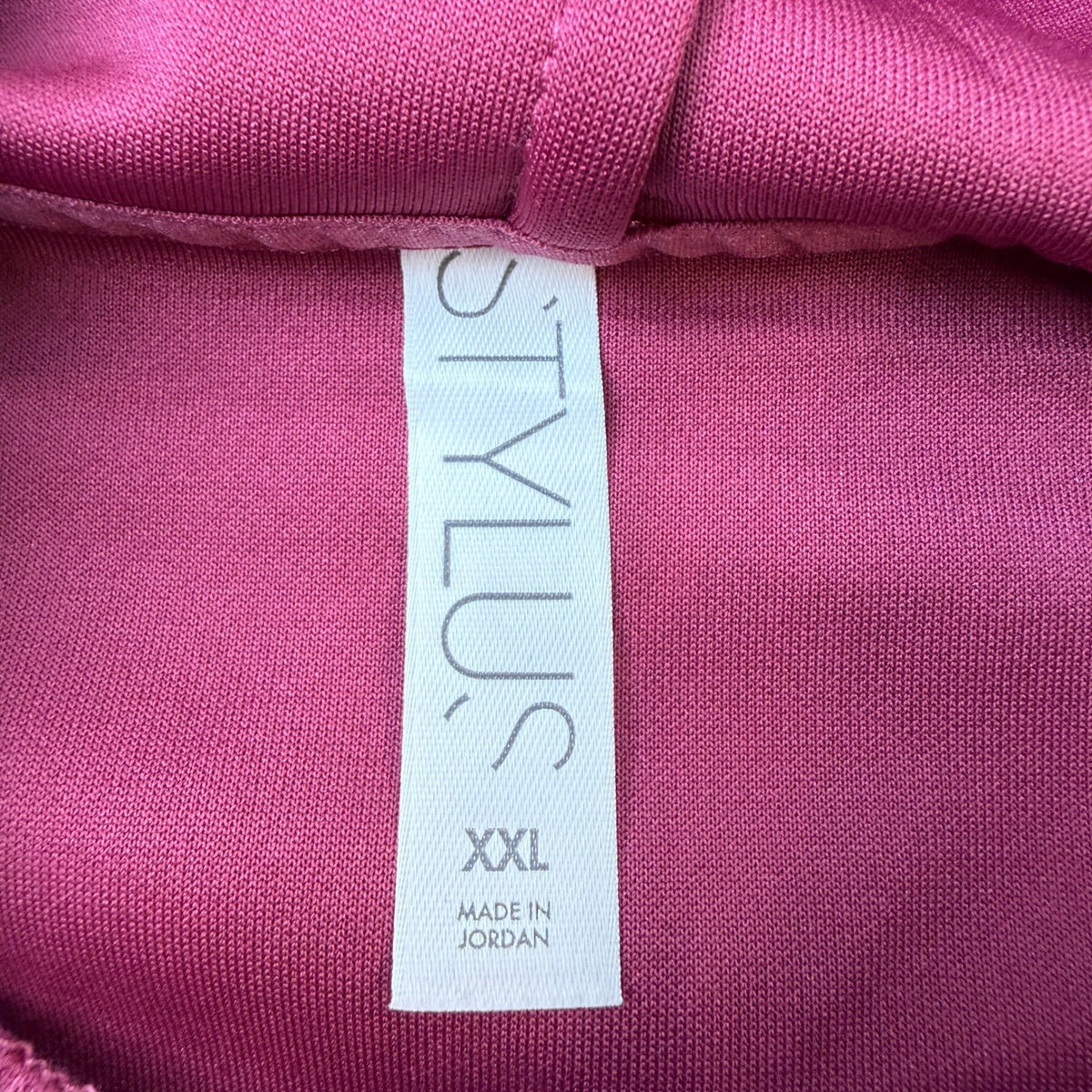 MSRP $48 Stylus Womens XXL Valencia Rose Short Sleeve Hoodie
