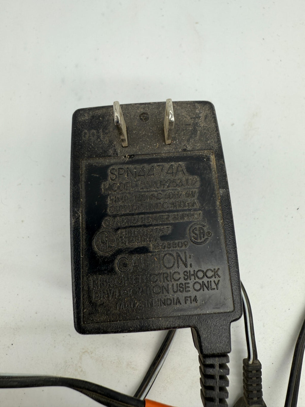 Lot of 2 SPN4474A Motorola 25R09253J02 AC/DC Adapter Class 2 Power Supply 7VDC 3