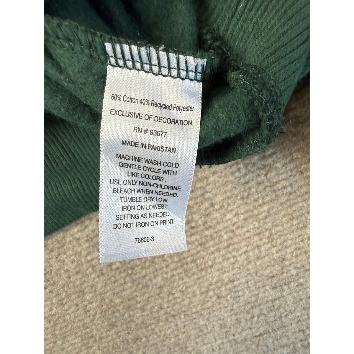 MSRP $48 Arizona Womens XS Green Leisure Club Juniors Long Sleeve Active Hoodie