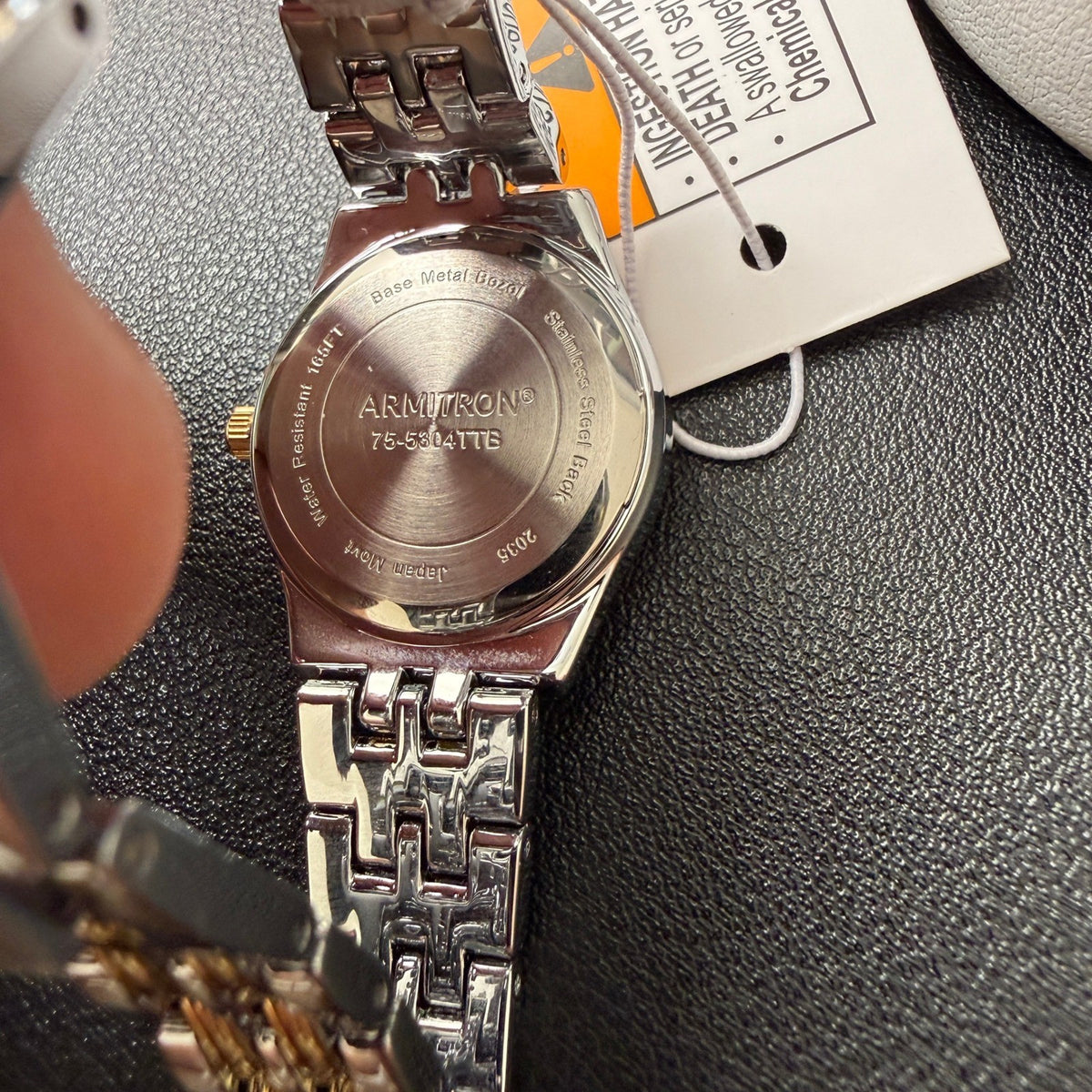 Armitron 75/5304TTB Women's Two Tone Bracelet Watch Easy to Read New Battery