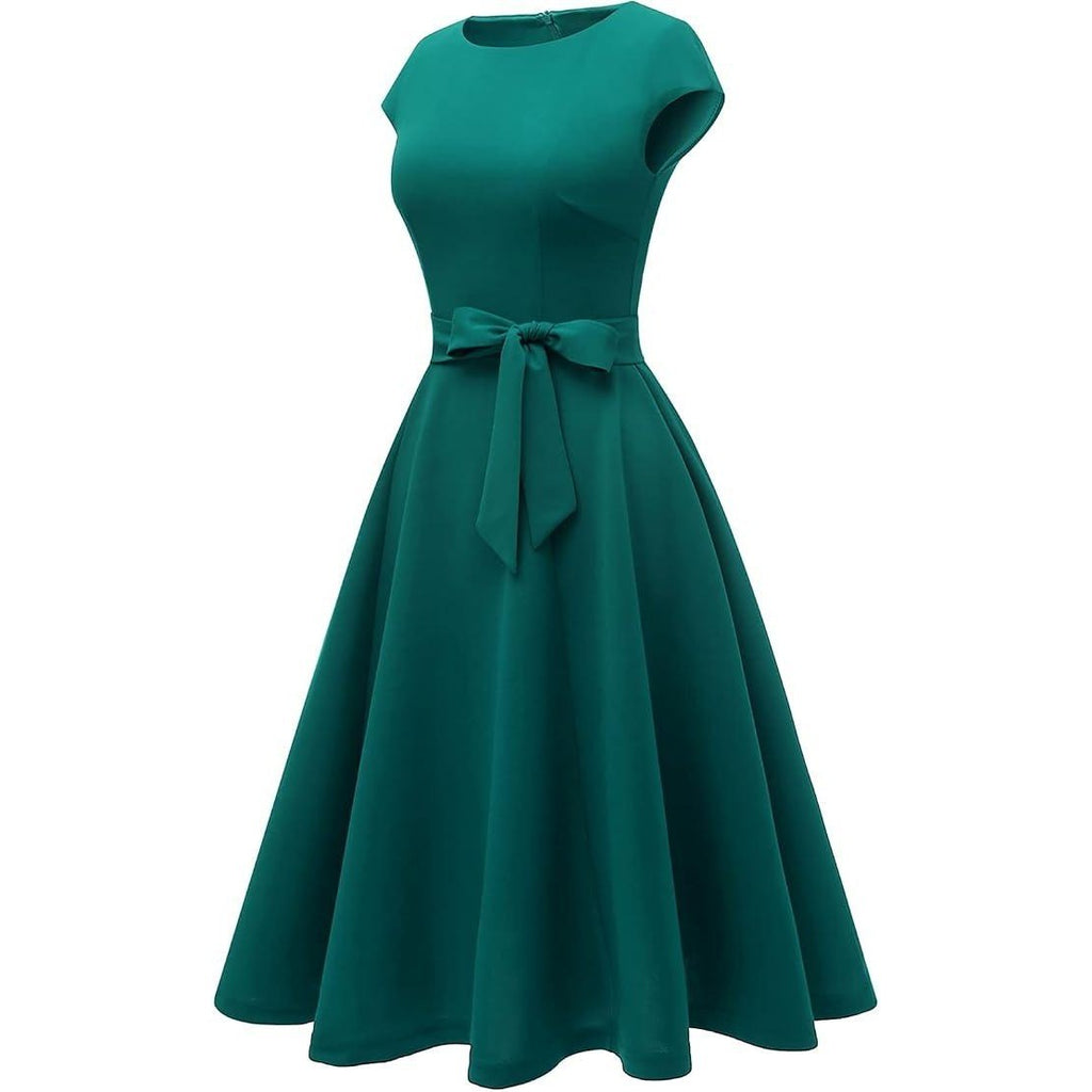 MSRP $59 DRESSTELLS Women's XXL A-line Mid Calf Modest Evening Cocktail Dress