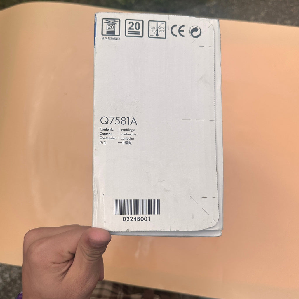 HP 503A Cyan Print Cartridge Q7581A for LaserJet CP3505, 3800 Sealed