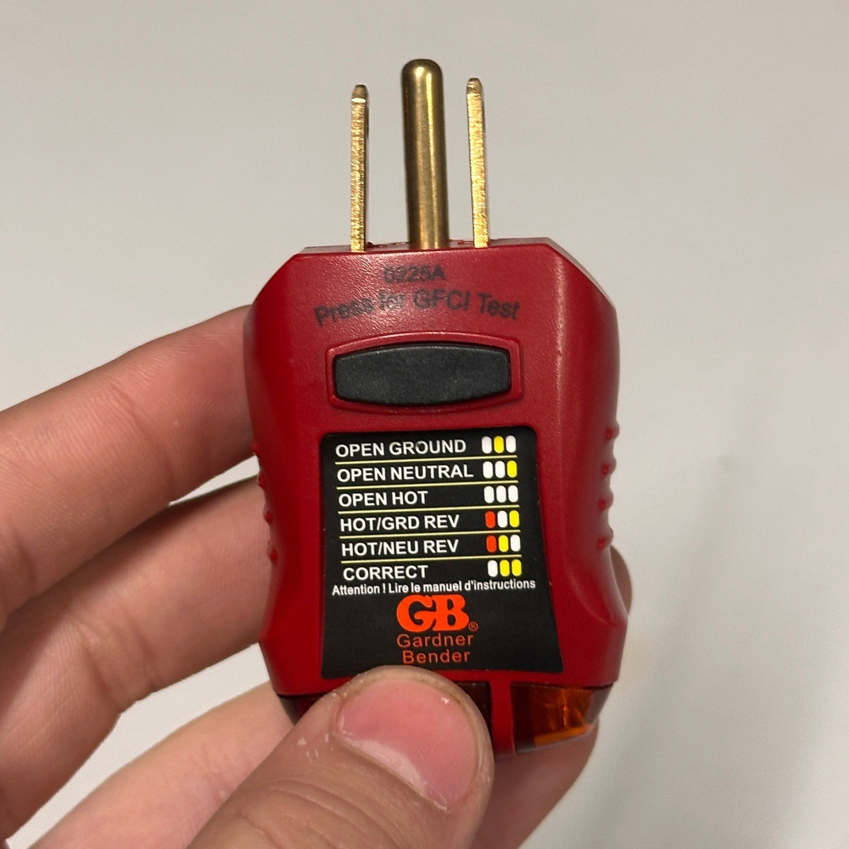 Gardner Bender GFI-3501 Ground Fault Receptacle Tester & Circuit Analyzer