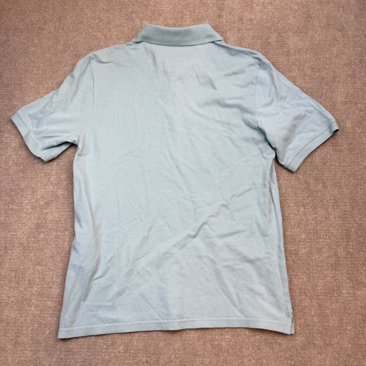 MSRP $45 Dockers Men's Sz M Blue Slim Fit Quick Dry Polo Shirt Short Sleeve