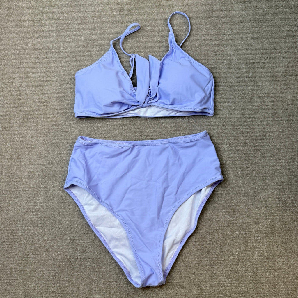 MSRP $39 Honlyps Women's M High Waisted Bikini Set Tummy Control 2 Piece Swims