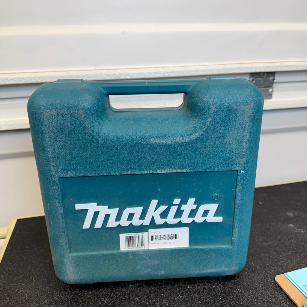 Makita HG551V Heat Tool Variable Temperature Control 12A 1400W w/ Hard Case