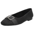 Easy Street Keely 31-6341 Womens US 5M Black Matte Croco Loafer Flats