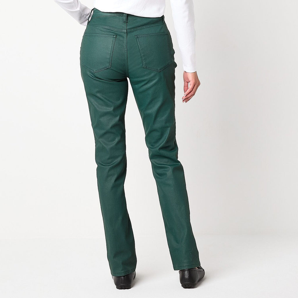 MSRP $60 St. John's Bay Womens 16 Tall Mysterious Green Mid Rise Jeans Straight