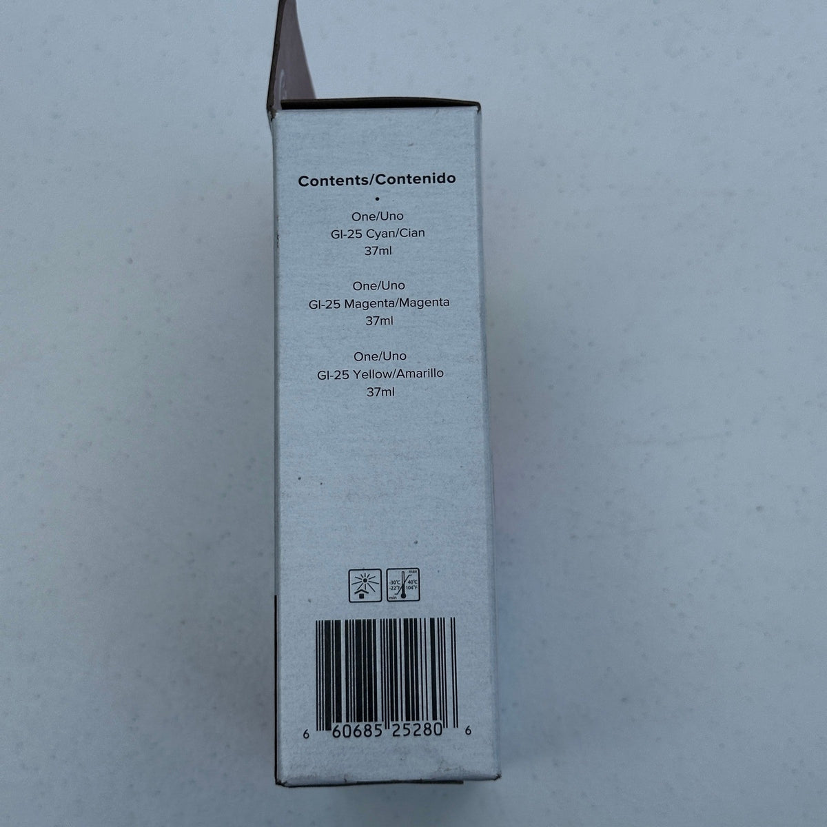 Genuine Canon GI-25 Cyan/Magenta/Yellow Ink Bottle 3 Pack for MegaTank GX1020