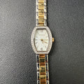 Caravelle by Bulova 45L168 Women's Two Tone Dress Mini Quartz Watch New Battery