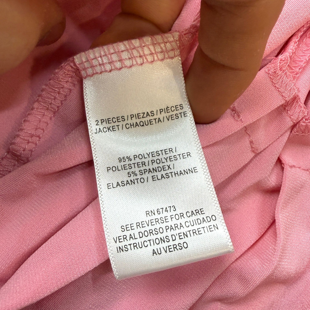 MSRP $84 Danny & Nicole Womens S Rose Ivory Floral 2 Piece Midi Jacket Dress