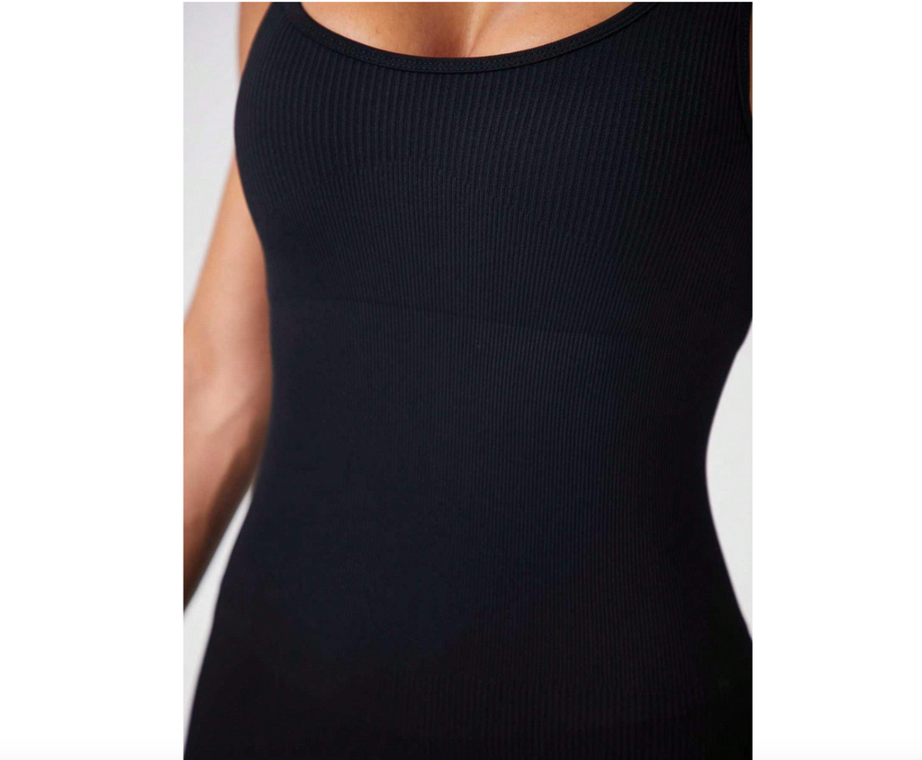 Women's S,M,L 1pc Black Seamless Yoga Jumpsuit, Workout Training Set For Running