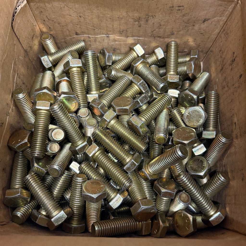 Pack of 200 Nucor 5/8-11 x 2 Grade 5 Hex Cap Screw Bolts Yellow Zinc Plated
