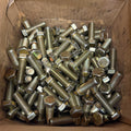 Pack of 200 Nucor 5/8-11 x 2 Grade 5 Hex Cap Screw Bolts Yellow Zinc Plated