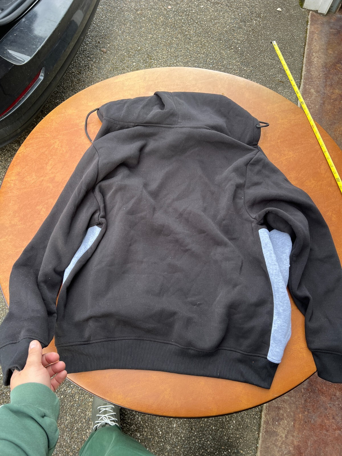 Southpole Men's XL Full Zip Fleece Hoodie Black & Gray #168