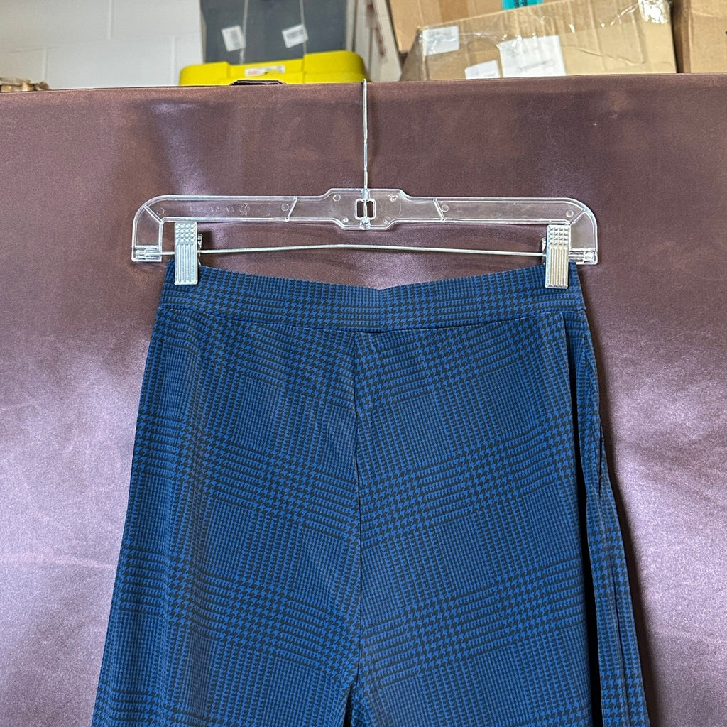 Susan Graver Women's Cosmic Blue XXS Petite Printed Liquid Knit Culotte Pant