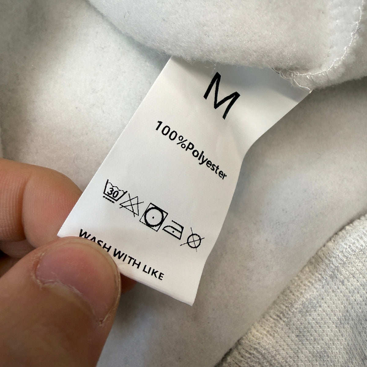 MSRP $43 SweatyRocks Women's M Grey Y2k Bow Graphic Long Sleeve Hoodies Faith