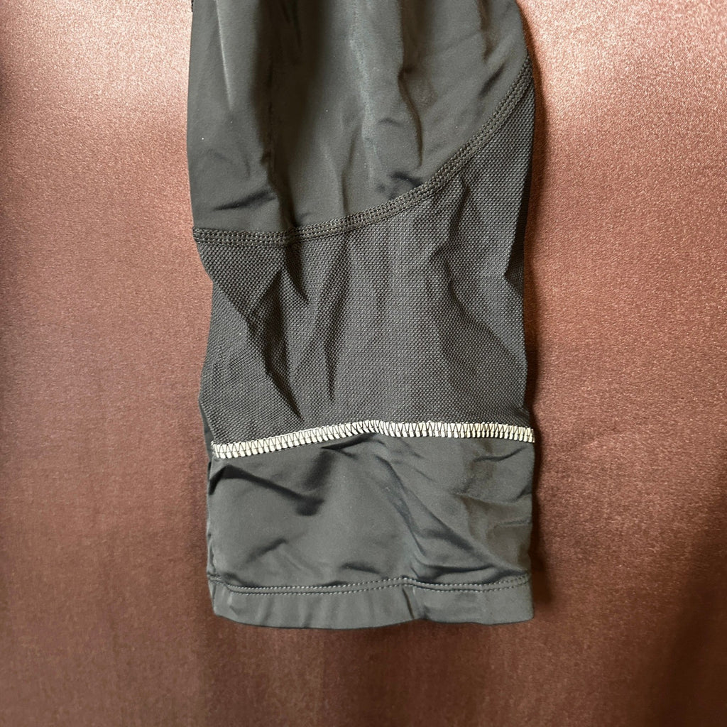 NWT Santic Ao Dai Women's XL Padded 3/4 Cycling Pants Black w/ Purple Straps