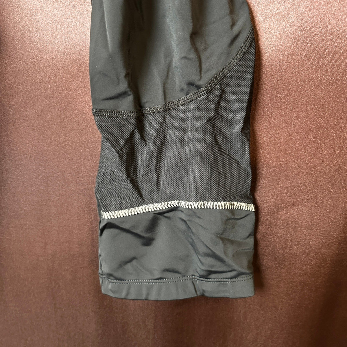 NWT Santic Ao Dai Women's XL Padded 3/4 Cycling Pants Black w/ Purple Straps