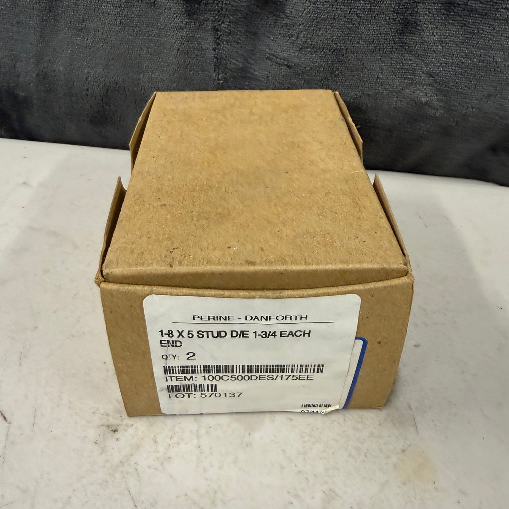 Pack of 2 Perine Danforth 1-8 x 5" Double End Stud 1-3/4 Each End