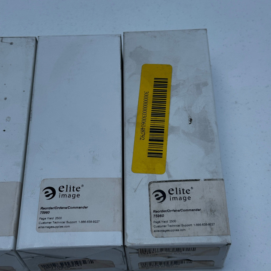 Set of 4 Elite Image 75960 Magenta Toner Cartridge Alternative For Dell 2500 Pag
