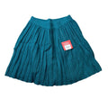 MSRP $38 Hope & Wonder Womens S Bold Teal Knit Pleated Sweater Skirt