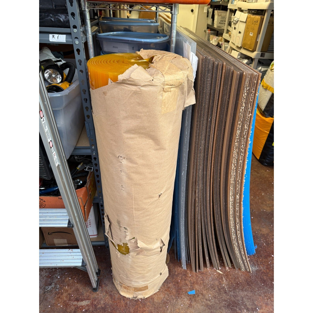 30 Mil Yellow Clear PVC Vinyl Film Roll 48" x 100 Yds Flexible Plastic Sheet