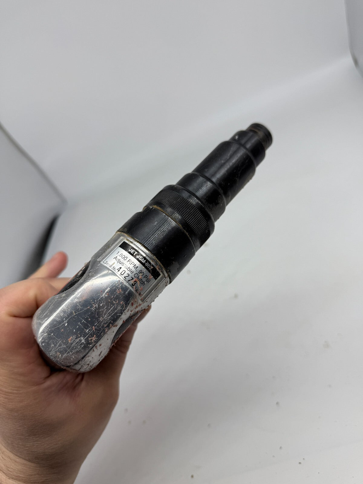 Jet JSM-802 1/4-inch Air Screwdriver 1800 RPM 90 PSI Adjustavble Clutch