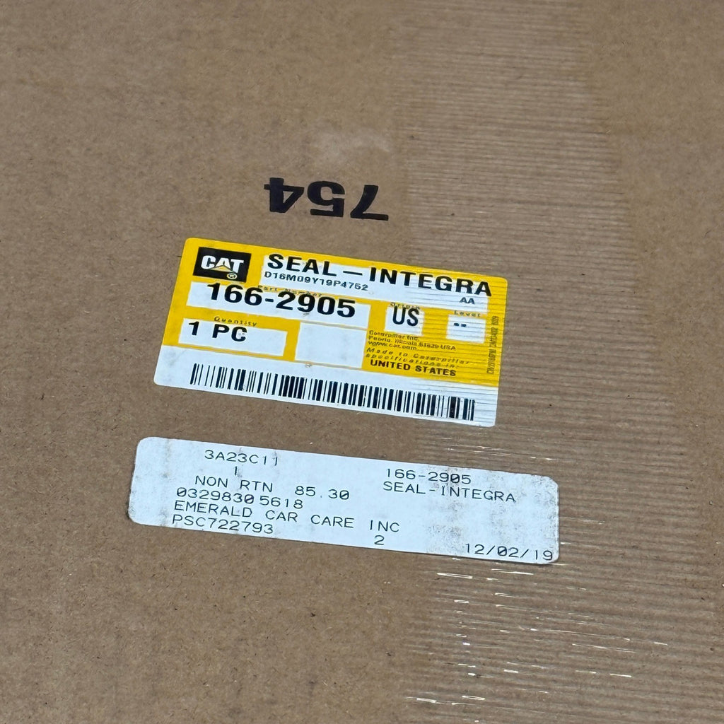 Caterpillar 166-2905 Oil Pan Gasket Integral Edge Bonded Seal Genuine OEM