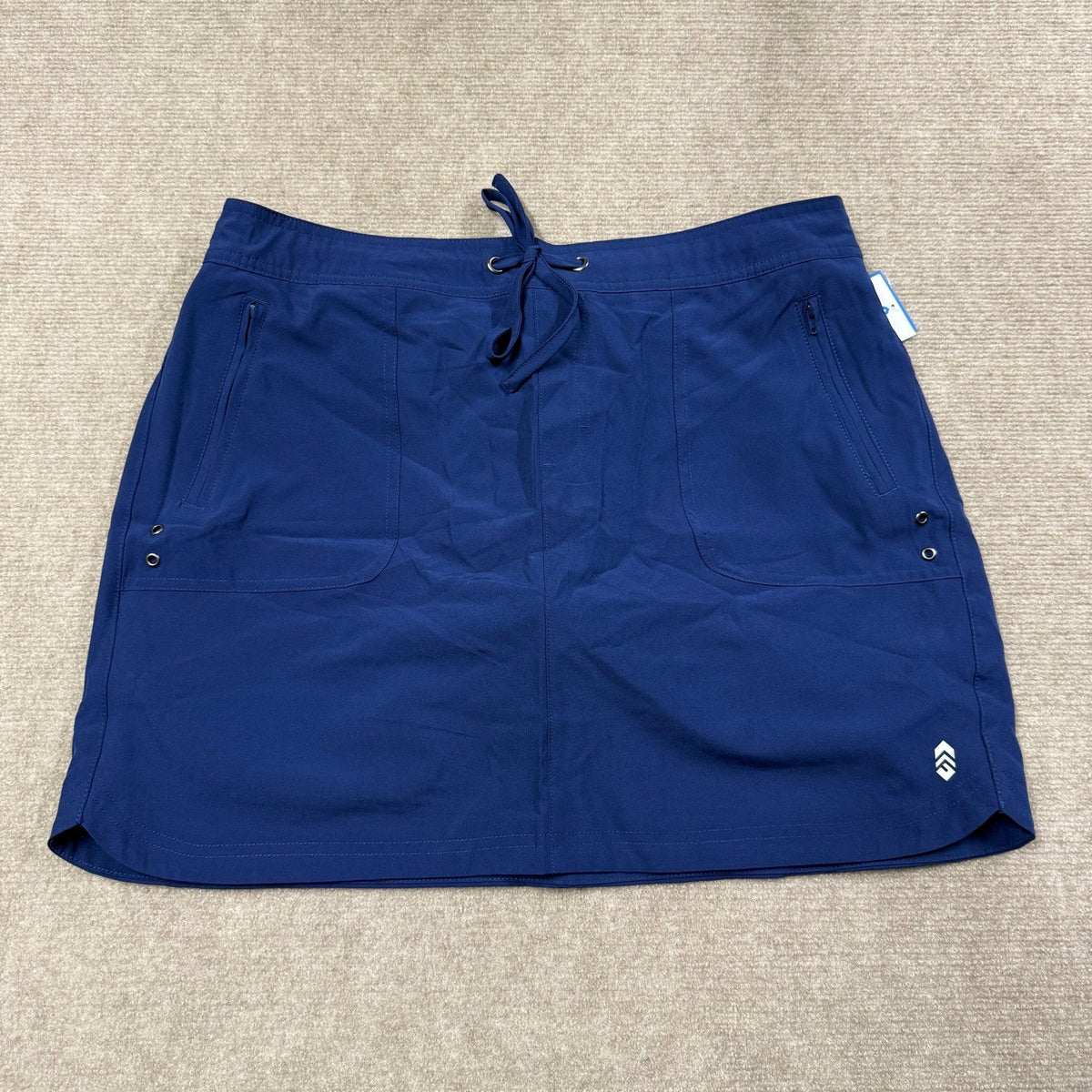 MSRP $59 Free Country Women's XL Marine Quick Dry Swim Skirt w/ Built-In Shorts