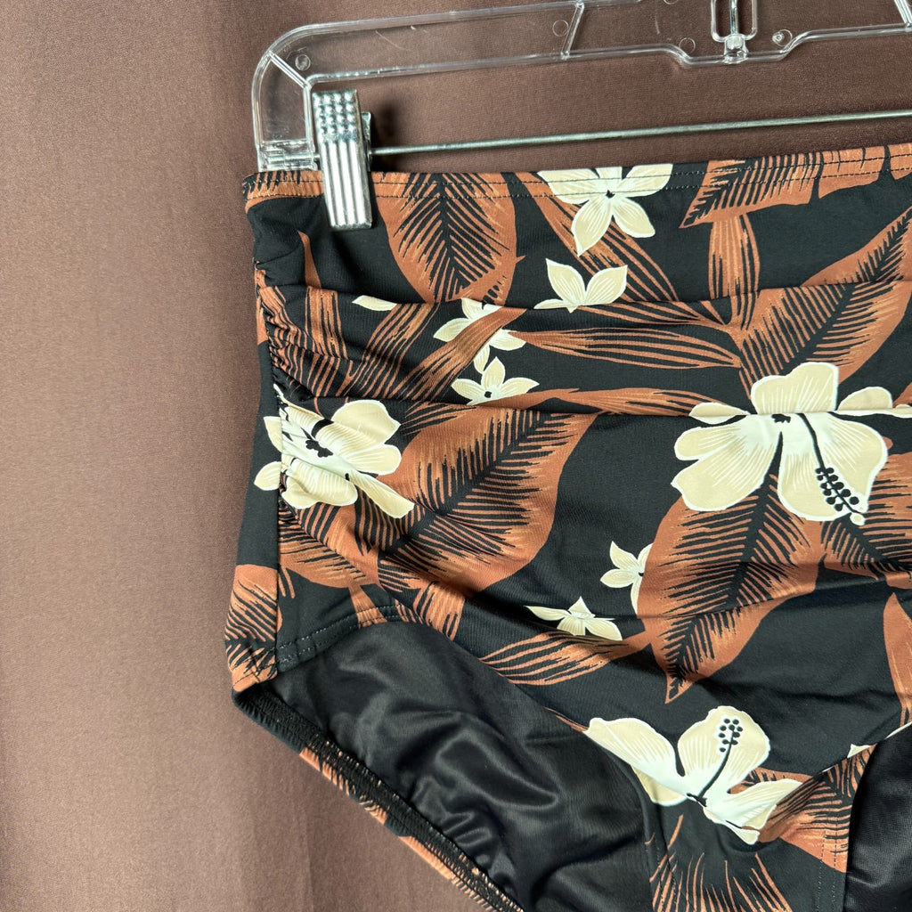 Lands' End Women's XS-L, XS-L LONG Retro Tummy Control High Waist Bikini Swim Bo