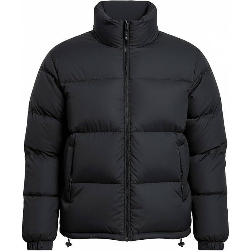 MSRP $59 ceauros Men's L Puffer Jacket Thickened Winter Coat Warm Stand Collar
