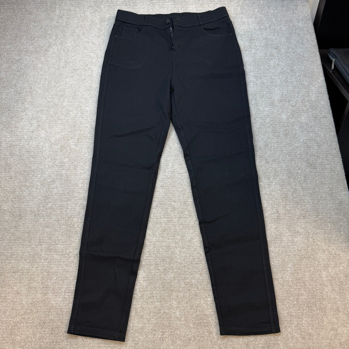 MSRP $29 DIYUS Women's XL Black Dress Pants Slim Fit Skinny Leg Stretch Comfy
