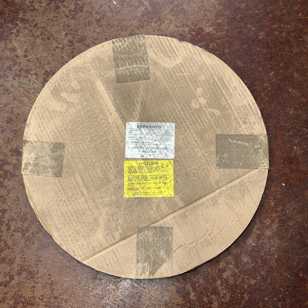 Pack of 10 Abrasive Accessories 34792 20" 150 Grit Sand Screen Discs