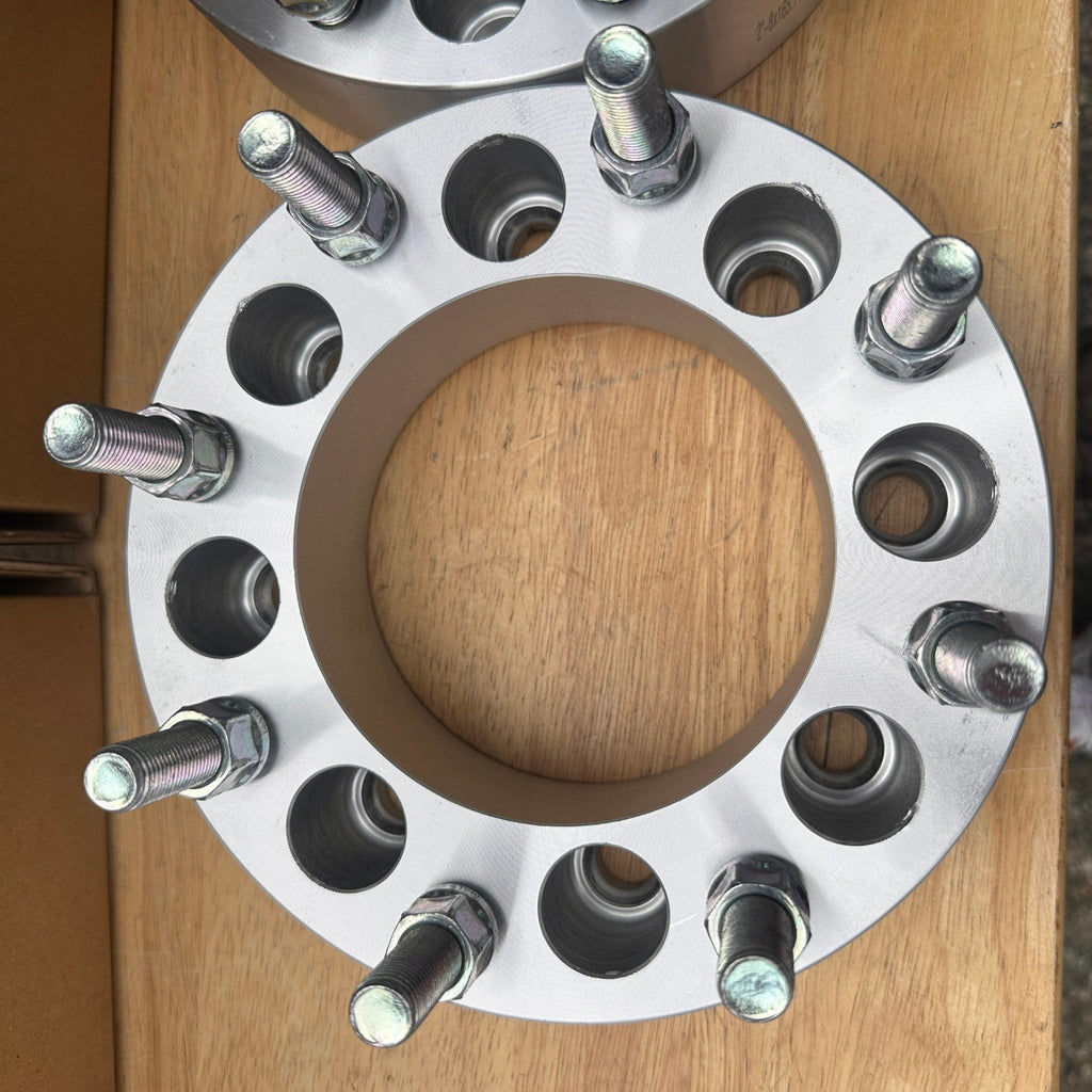 Set of 4 GDSMOTU 2" Wheel Adapters 8x6.5 to 8x180, 14x1.5 Studs, 126.15mm Hub
