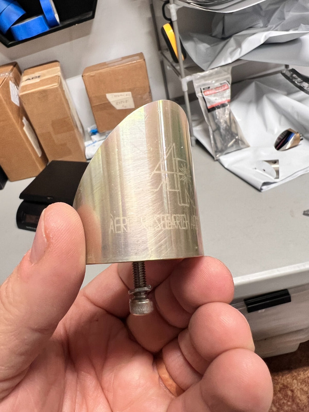 Thermo Nicolet 370 FT-IR Spectrometer Mirror Aluminium Aero Research Associates