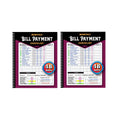 Set of 2 Monthly Bill Payment Checklist: Bill Tracker Notebook, The 4-Year Guide