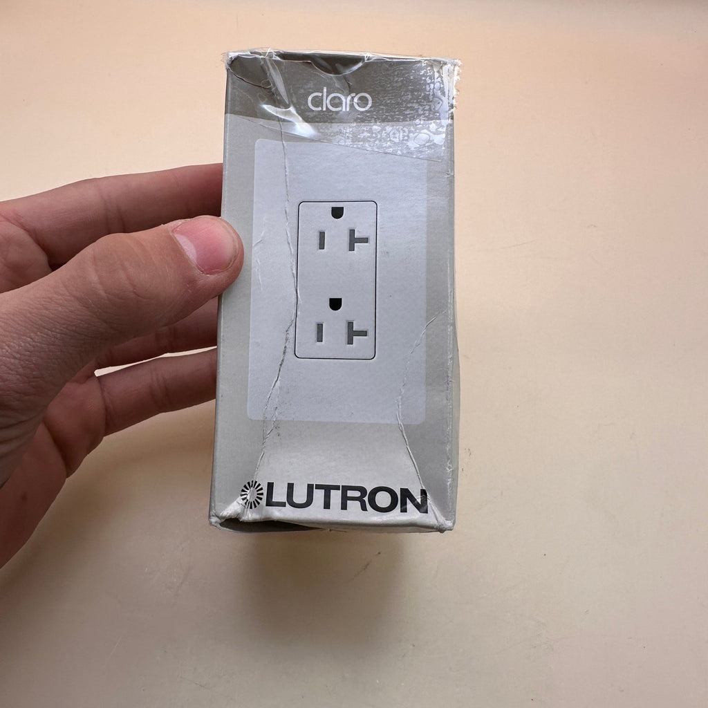 Lutron SCRS-20-TR-TP Satin Colors 20-Amp Duplex Tamper Resistant Receptac