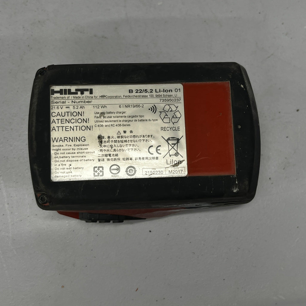 Hilti TE 4-A22 Rotary Hammer Drill w/ TE DRS-4-A Dust Collection,B 22/5.2 & Case