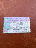 Fishbone Buck O' Nine August 16 1996 Concert Ticket Stub