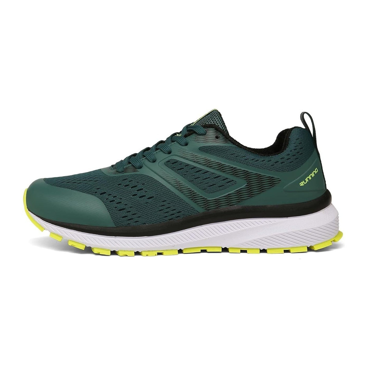 Xianv Men's US 8-11.5 Dark Green Walking Shoes Lightweight Breathable Athletic R