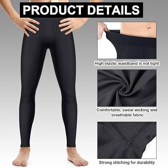 Set of 2 Boys XS White, Black Compression Leggings Youth Athletic Basketball Ru