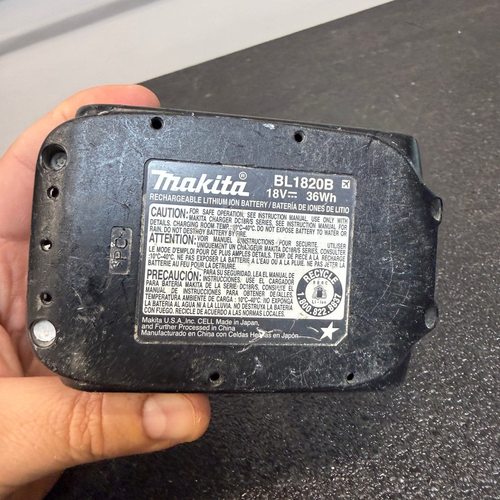 Makita BL1820B 18V LXT Compact Rechargeable Li‑Ion 2.0Ah Battery