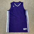 Russell Athletic Purple/White Sz XL Dri Power Youth Legacy Basketball Jersey