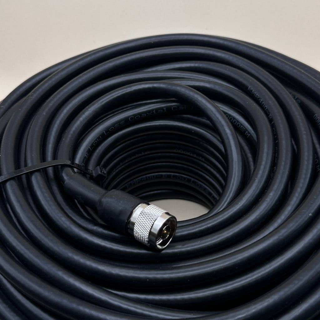 XRDS-RF N Male to N Male Cable 150FT, Type N Cable Low Loss KMR400 Coax Extens