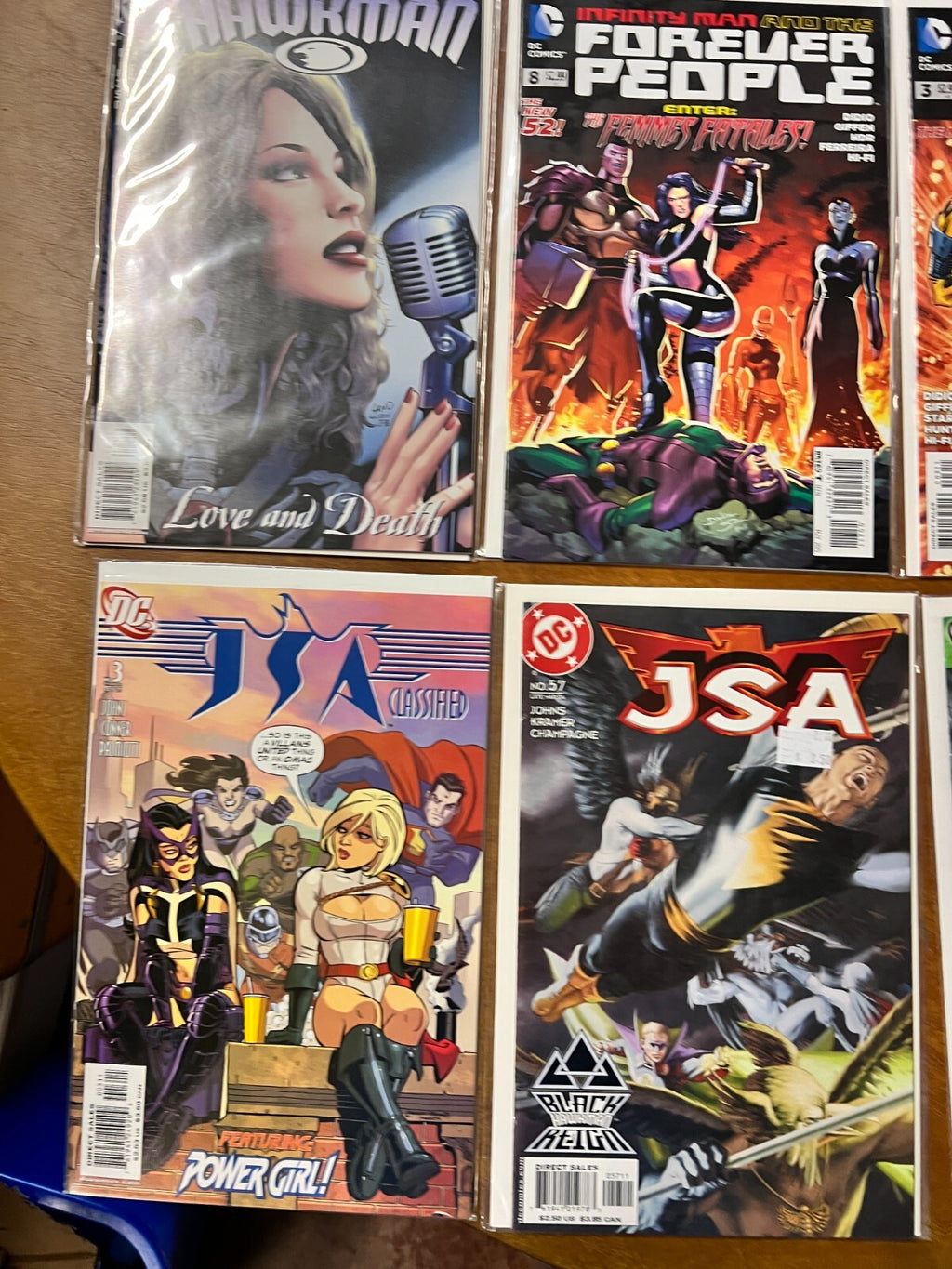 Lot of 13 | Dc Comics - Justice League Dark, Birds of Prey, Forever People, Ban