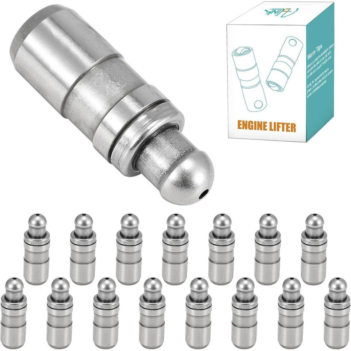 Pack of 16 AULINK 24610-2E000 Hydraulic Roller Valve Lifter For 2011-2018 Hyunda